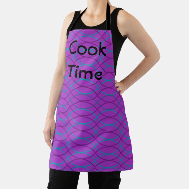 Purple Waves  Apron (Insitu)
