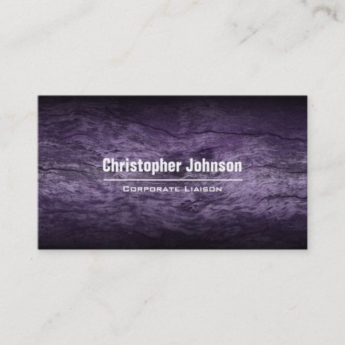 Purple Waves Modern Professional Business Card