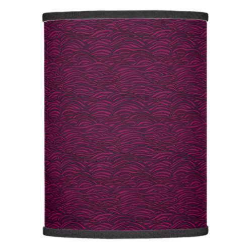 Purple waves pattern Sea texture Lamp Shade