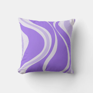 Purple Waves Pillow