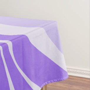 Purple Waves Tablecloth