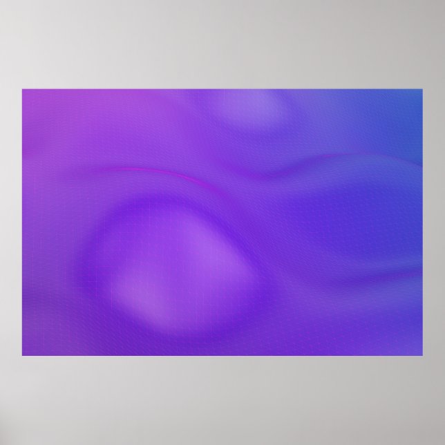 Purple wavy background poster (Front)