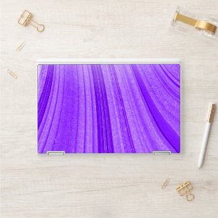 Purple Wavy Glitter HP Laptop Skin