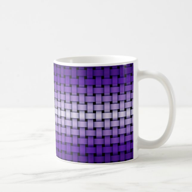 Purple Weave Pattern Mug (Right)