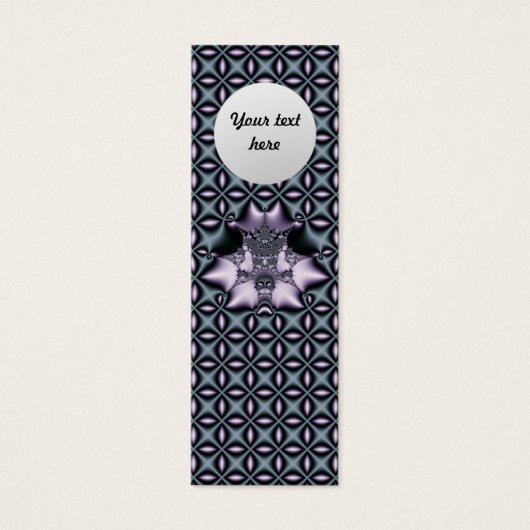 Purple Web Custom Bookmark (Front)
