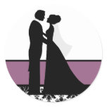 Purple Wedding Couple Seals