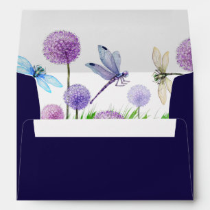 Purple Wedding  Envelope
