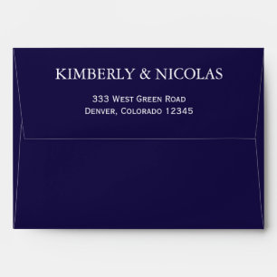 Purple Wedding Envelope