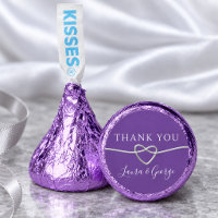 Purple Wedding Hershey's Kisses® Favors