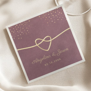 Purple Wedding Napkins