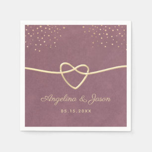 Purple Wedding Napkins