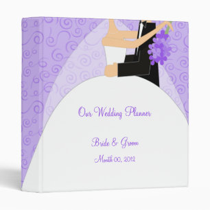 Purple Wedding Planner Binder