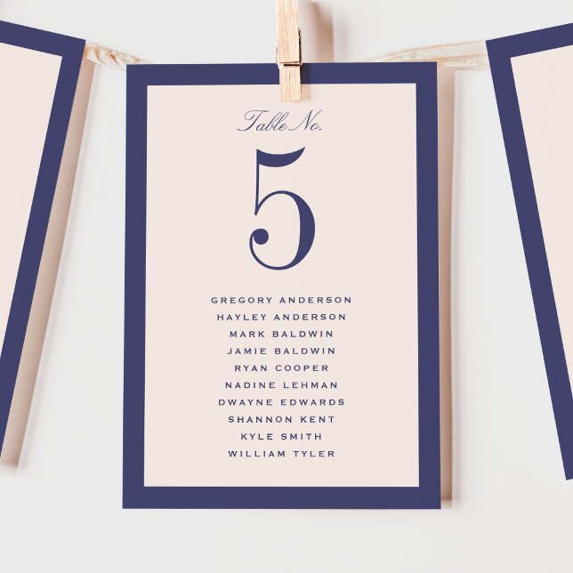 Purple Wedding Table Seating Chart Card (Creator Uploaded)