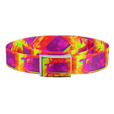 purple whale yellow Thunder_Cove Belt purple whale yellow Thunder_Cove Belt