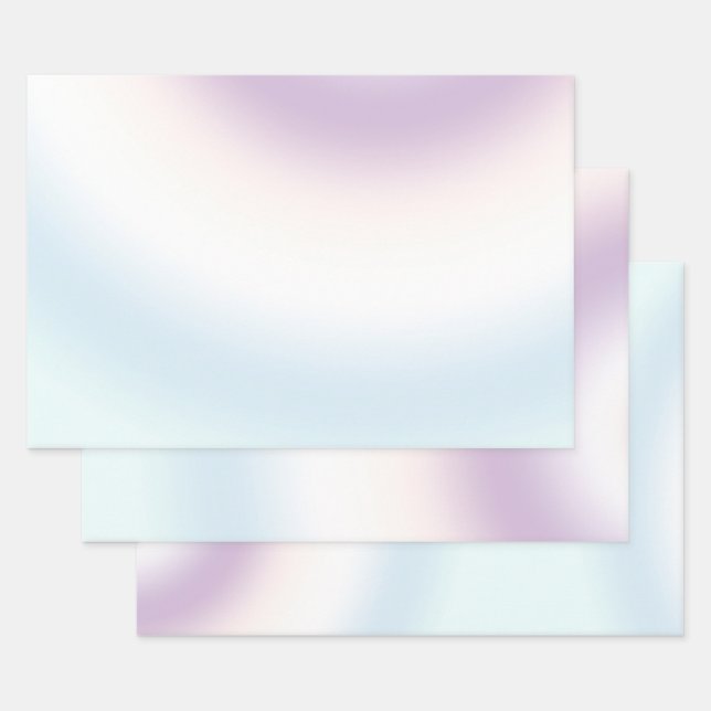 Purple White Blue Tie dye        Wrapping Paper Sheets (Set)