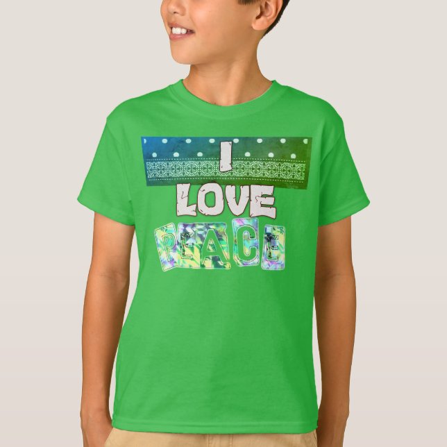 Purple White Checkered Polka Dot Floral Damask Art T-Shirt (Front)
