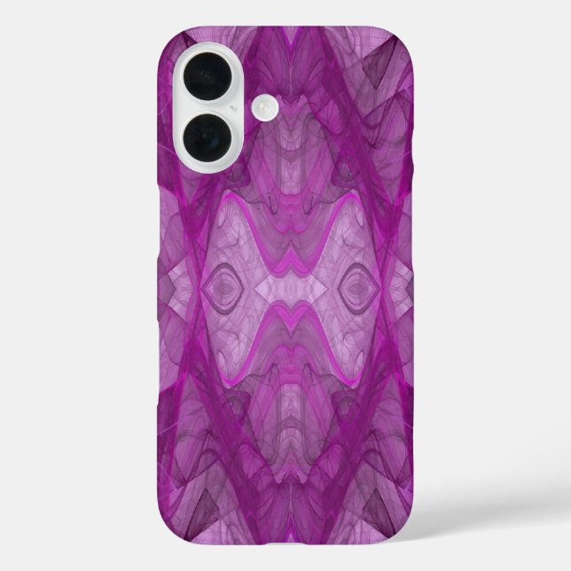 Purple & White Fractal -adjusts for all cases (Back)