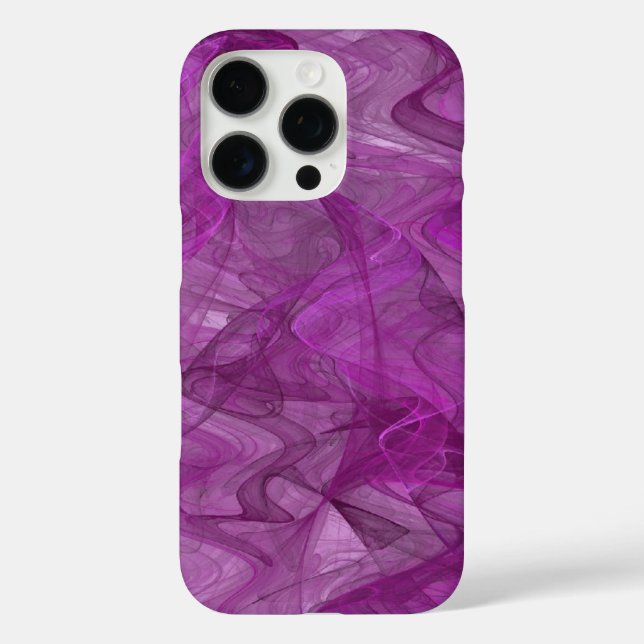 Purple & White Fractal -adjusts for all cases (Back)