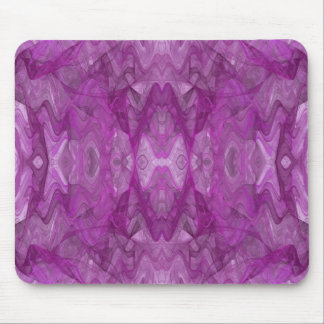 Purple & White Fractal Mousepad