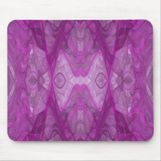Purple & White Fractal Mousepad