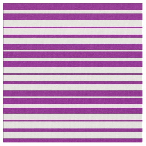 Purple & White Lined Pattern Fabric