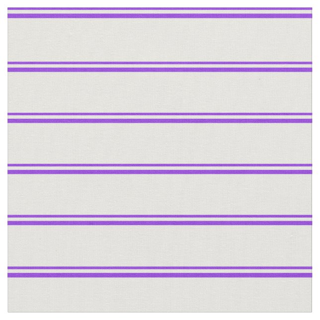 Purple & White Lined/Striped Pattern Fabric (Close Up)