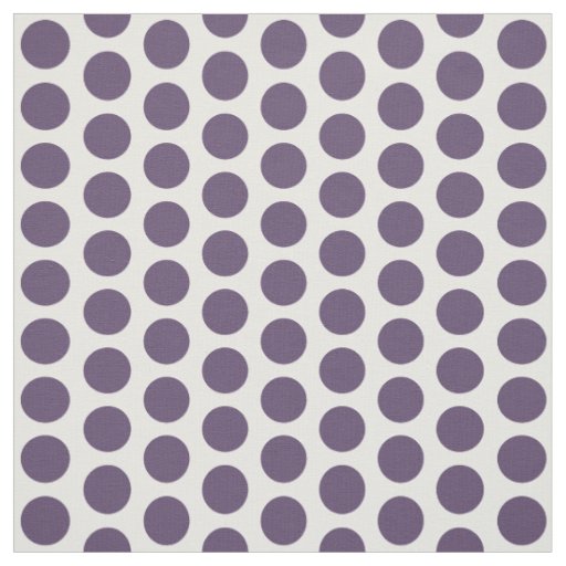 Purple White Mini Polka Dots Fabric
