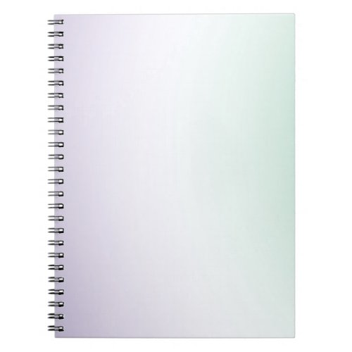 Purple White Mint Notebook