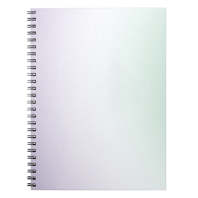 Purple White Mint Notebook (Front)