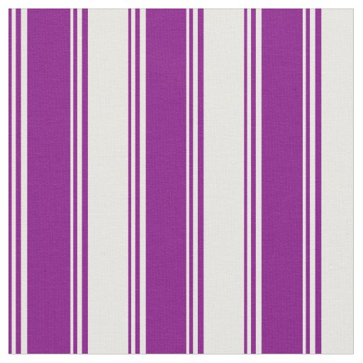 Purple & White Pattern Fabric