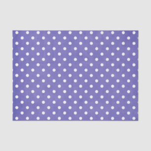 PURPLE & WHITE POLKA DOTS  TISSUE PAPER