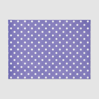 PURPLE & WHITE POLKA DOTS TISSUE PAPER