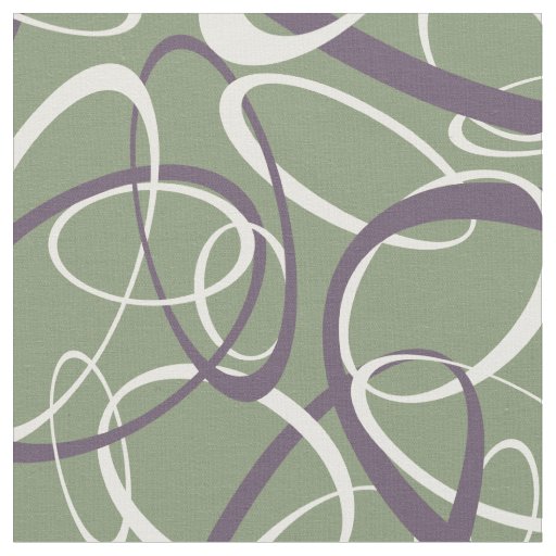 purple white sage geometric loops pattern fabric