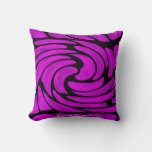 Purple/white Stained Glass Labyrinth&#39; Pillow at Zazzle