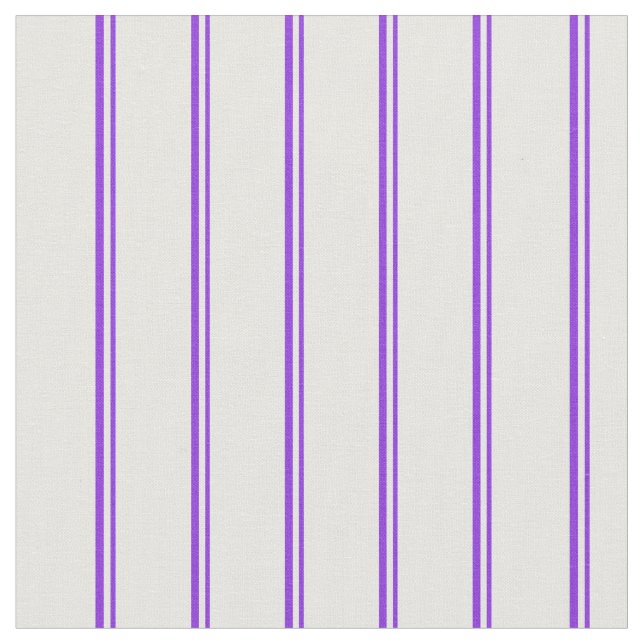 Purple & White Striped/Lined Pattern Fabric (Close Up)