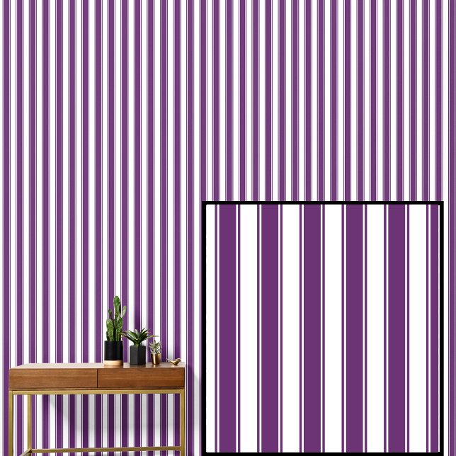 Purple & White Stripes Wallpaper (Creator Uploaded)