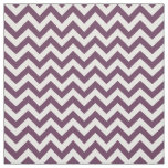 Purple White Trendy Chevron Pattern Fabric