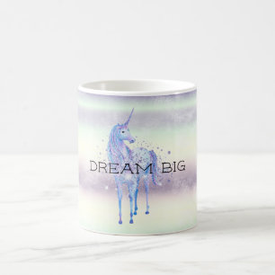 Purple White Unicorn Sparkle Glitter Dream Color Morph Mug