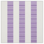 Purple White Vertical Modern Stripes Fabric
