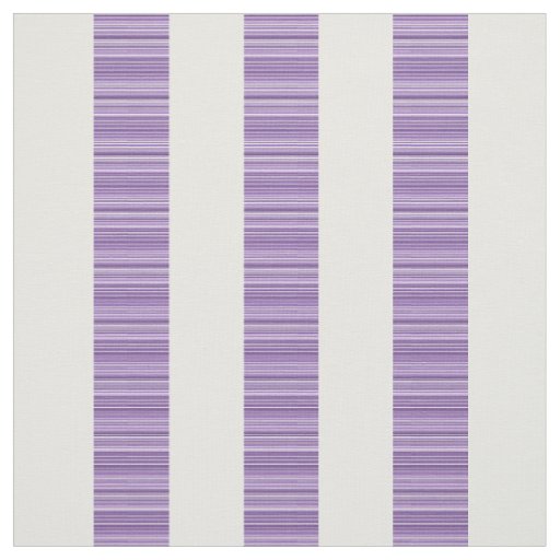 Purple White Vertical Modern Stripes Fabric