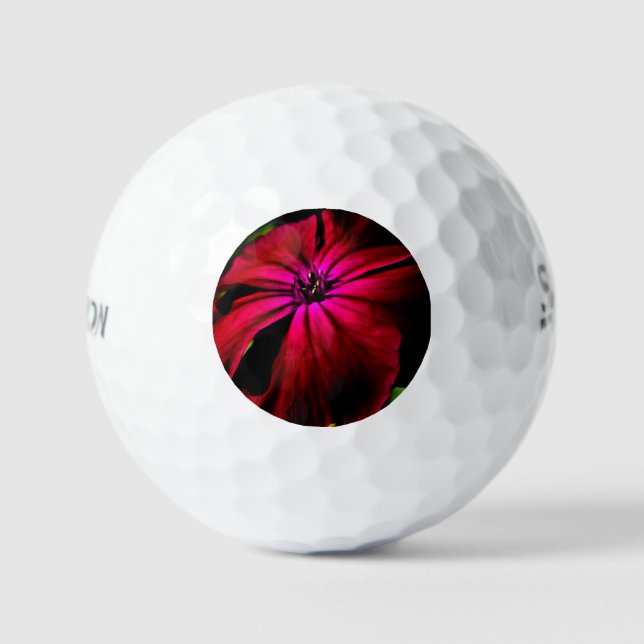 Purple Wild Flower ssf gbcna Golf Balls (Front)