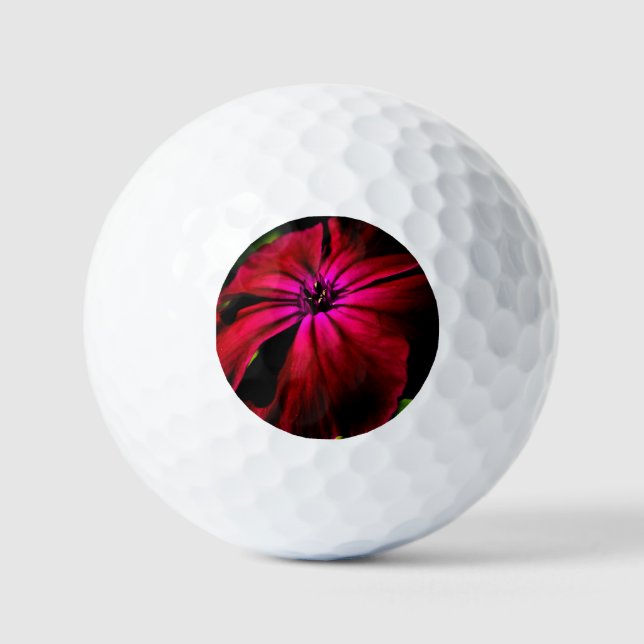 Purple Wild Flower va gbcna Golf Balls (Front)