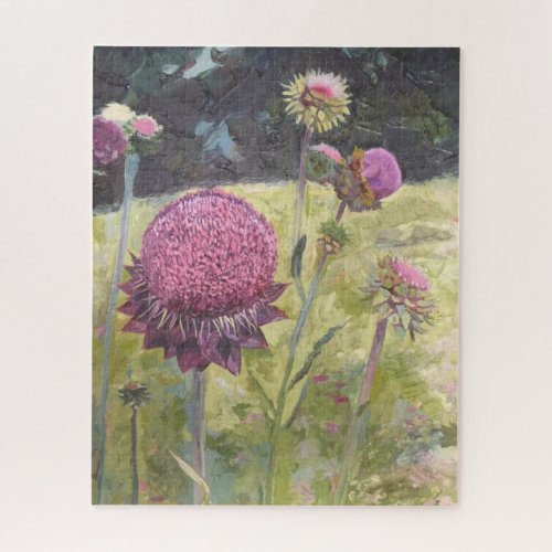 Purple Wild Flowers Puzzle