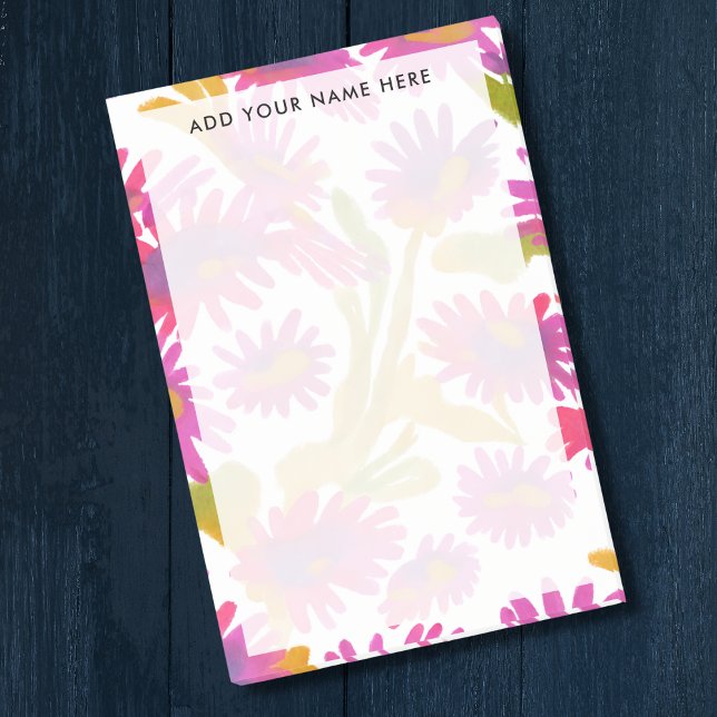 Purple Wildflower Blossom Office  Post-it Notes (Creator Uploaded)