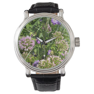 Purple Wildflower Botanical Watch Floral Nature