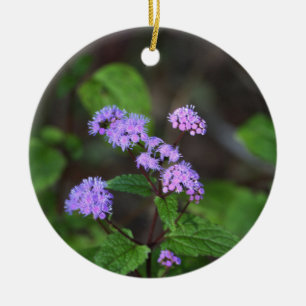 Purple Wildflowers Ornament