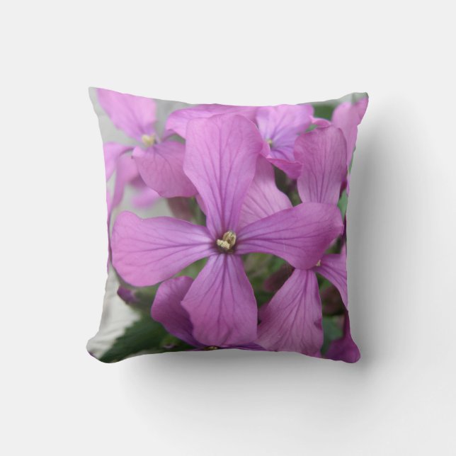 Purple Wildflowers Pillow (Front)