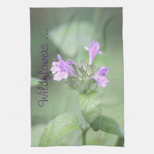 Purple Wildflowers Towel