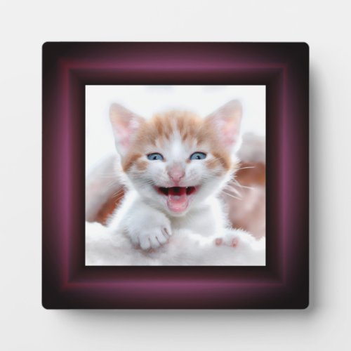 Purple Wine Faux Frame Square Photo Border