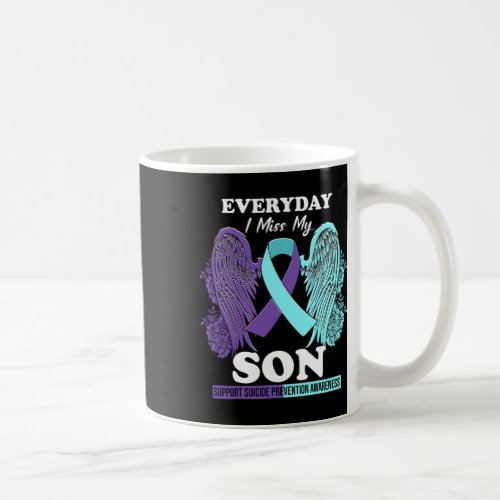 Purple Wing Miss Love Son Suicide Prevention Aware Coffee Mug